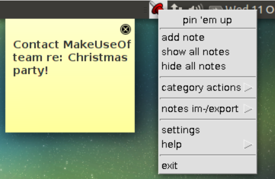 5 pequeñas notas adhesivas útiles para Linux muo linux stickynotes pinemup