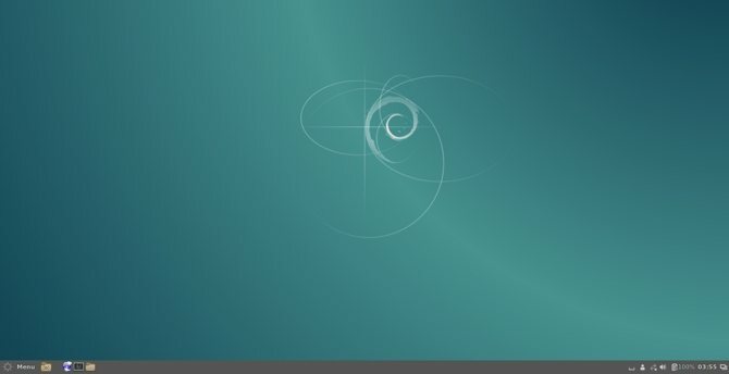 Interfaz de escritorio Debian