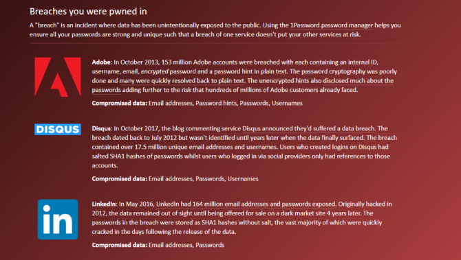 haveibeenpwned: ¿se piratearon mis cuentas en línea?
