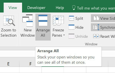 Cómo comparar dos hojas de Excel una al lado de la otra