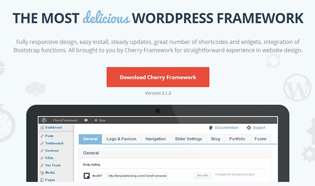 WordPress-framework-cherry