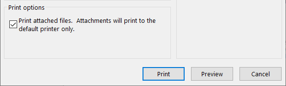 Imprimir archivos adjuntos en Microsoft Outlook 