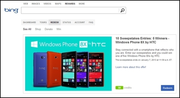 Mayor que Google: los mejores bits de Bing Bing Rewards1