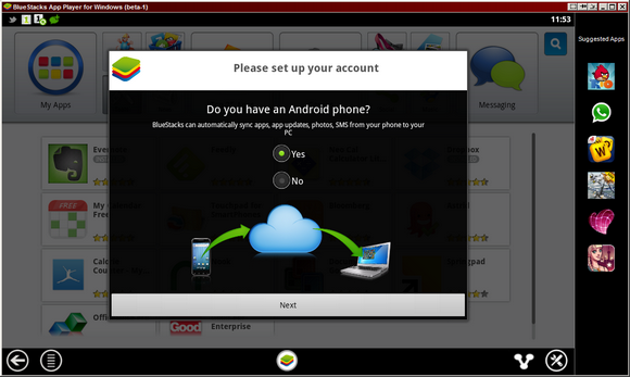 BlueStacks te permite experimentar Android desde la computadora bs1