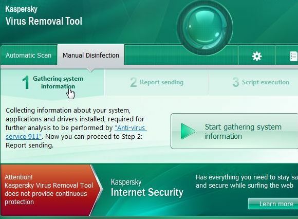 Compruebe su PC de forma rápida y gratuita con el escáner de Kaspersky Virus Removal Tool7