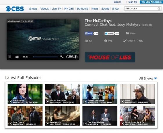 La guía definitiva para ver televisión en línea con acceso privado a Internet cbs 1