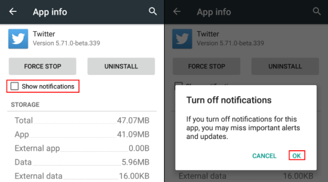 Cómo desactivar las notificaciones de aplicaciones en Android 4.1 Jellybean a Android 4.4 KitKat