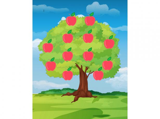 Plantilla de árbol genealógico Apple-TemplateLab