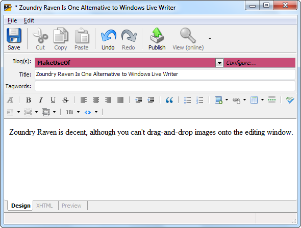 alternativa a Windows Live Writer