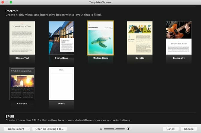 Cómo escribir un libro electrónico: plantillas de autor de iBooks