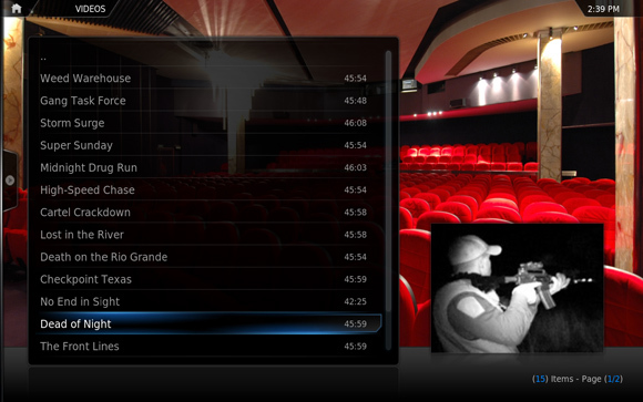 pieles de ventanas xbmc