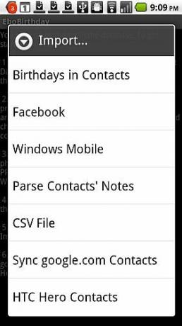 aplicaciones de Android enlace contactos facebook