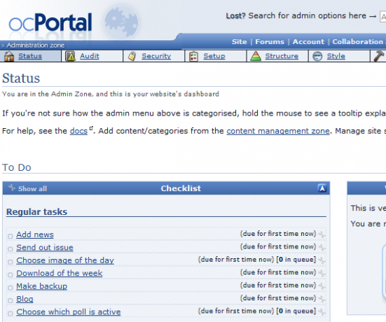 gestión de contenido de intranet