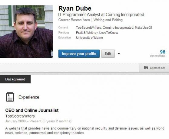 Perfil de Linkedin