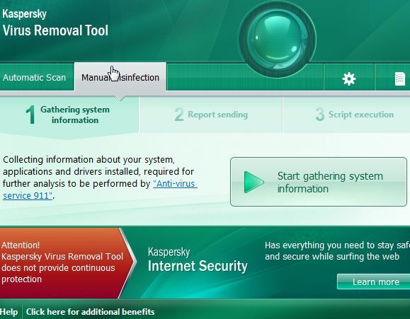 Compruebe su PC de forma rápida y gratuita con la herramienta de eliminación de virus Kaspersky scanner2