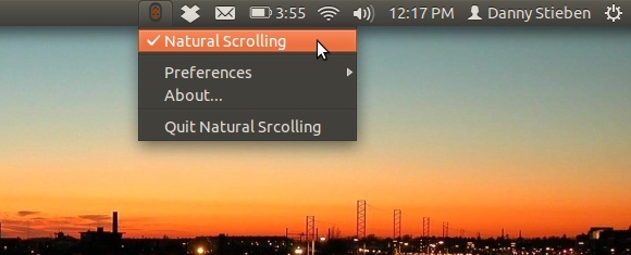 desplazamiento de ubuntu