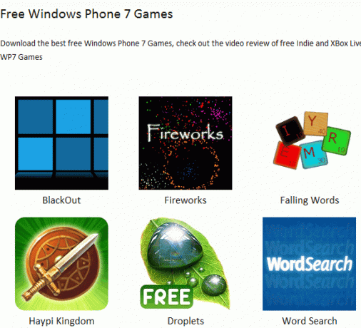 juegos de windows phone 7