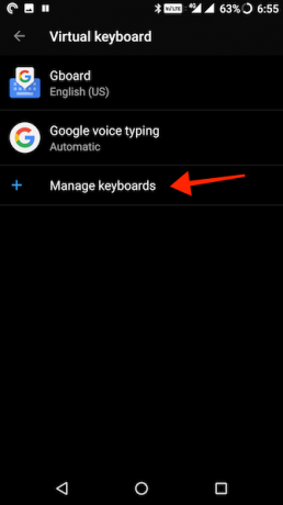 Cómo reemplazar el teclado de Android 3