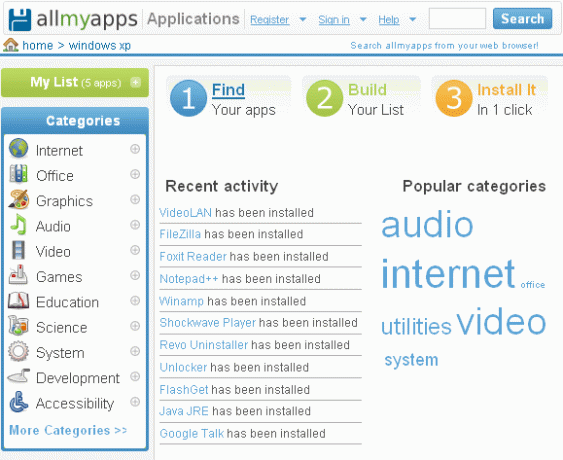 instalar múltiples programas a la vez