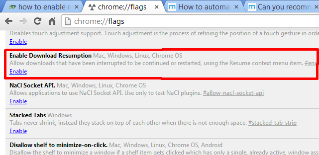 chrome-enable-download-reanudación