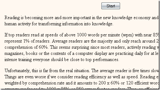 cómo aumentar la velocidad de lectura