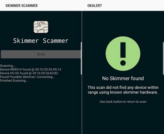 Evite caer víctimas a los skimmers de tarjetas con esta aplicación de Android Android Skimmer Scanner