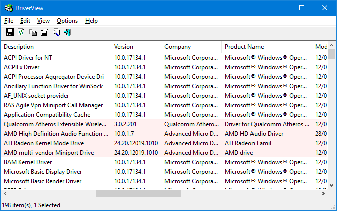 Cómo encontrar y reemplazar controladores anticuados de Windows driverview 670x421