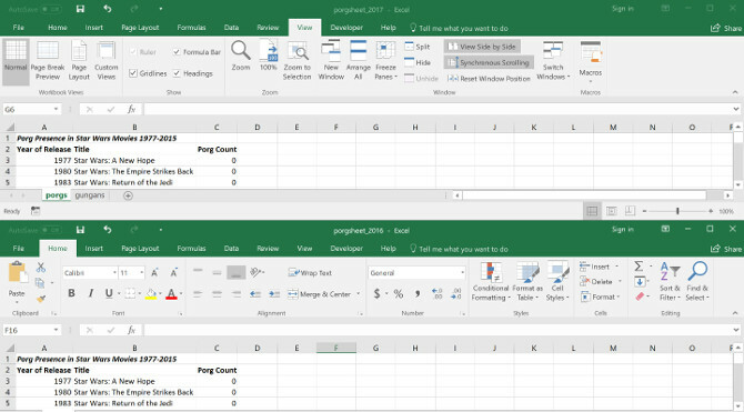 Cómo comparar dos hojas de Excel una al lado de la otra