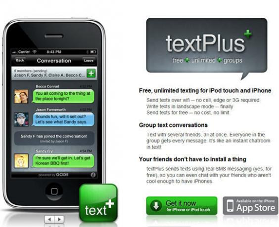 enviar mensajes de texto gratis desde iphone