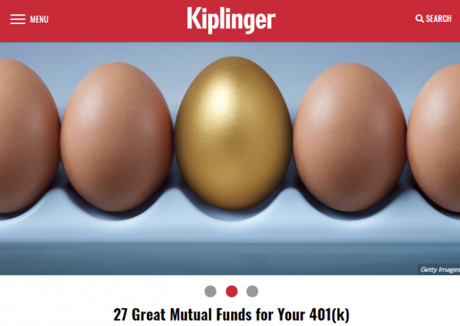 Sitio web financiero de Kiplinger