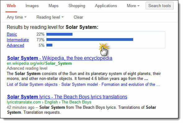 herramientas de búsqueda de google