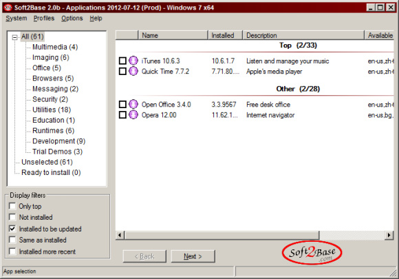 aplicación de Windows de actualización automática