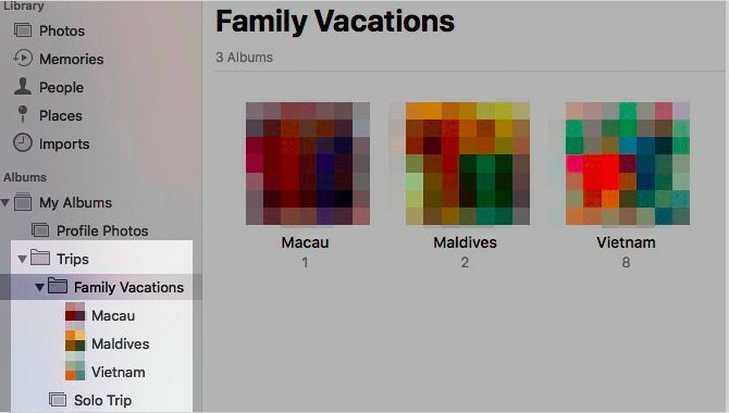 Photo Library Mac - configurar carpetas