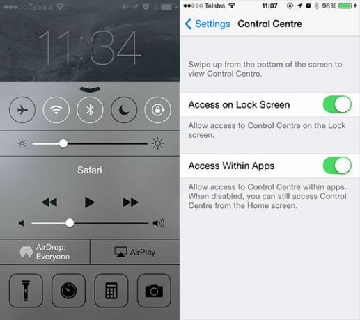 Es posible que desee cambiar estas molestas configuraciones predeterminadas de iOS 7 controlcentre