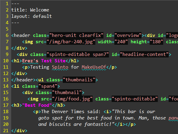 creador de sitio web gratuito html