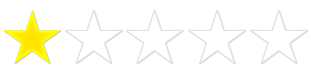 calificación de película de una estrella