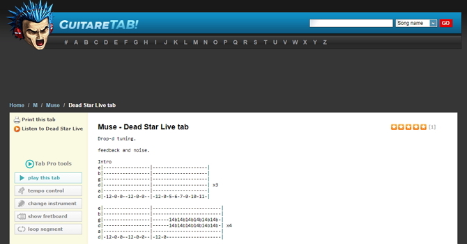 sitios mejores tablaturas para guitarra y bajo gratis