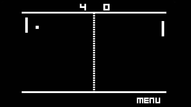 Pong Clock es un protector de pantalla clásico del juego 2D