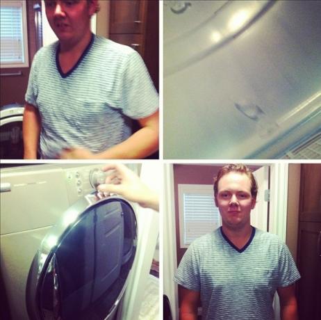 Instagram-Life-Hacks-Dry-Ice-Dryer-Dewrinkle-Shirt