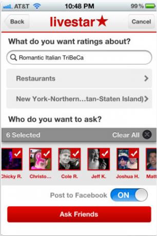 Livestar: Obtén recomendaciones de lugares de tus amigos [iOS] livestar1