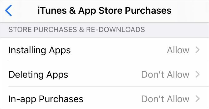 Fragmento de compras de iTunes y App Store