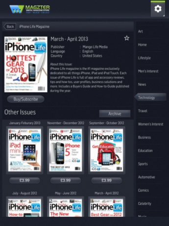 magzter para ipad