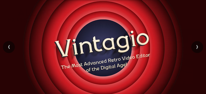 aplicación de video vintagio