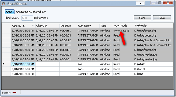 Supervise quién lee o escribe en sus archivos compartidos de Windows con ShareMonitor share3