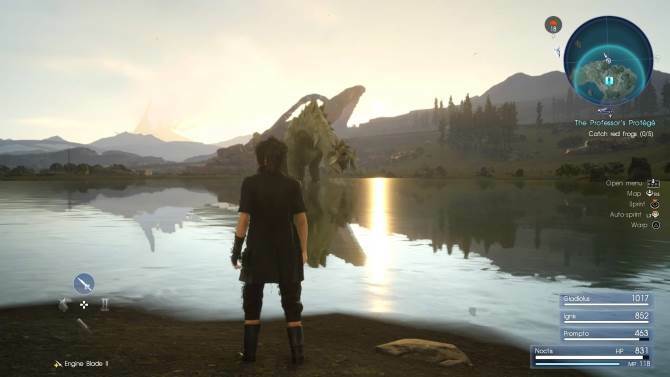 captura de pantalla de final fantasy xv