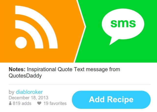 receta de ifttt a sms