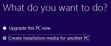opción de creador de Windows Media
