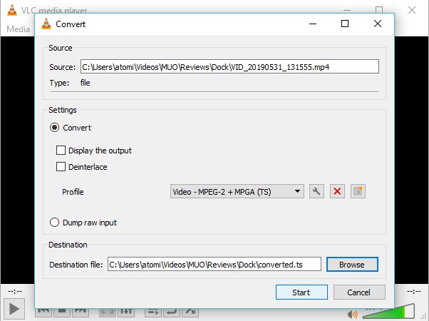 Use VLC Player para arreglar un archivo MP4 corrupto