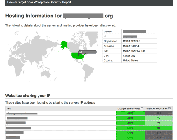 comprobar la seguridad del sitio web