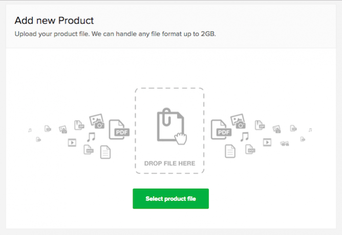 Sellfy es la forma más conveniente de vender productos digitales en línea Sellfy upload